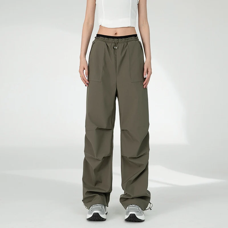 Damen Kapuzen-Utility-Parka mit wasserdichter Membran, großen Fronttaschen & verstellbarem Saum Drune