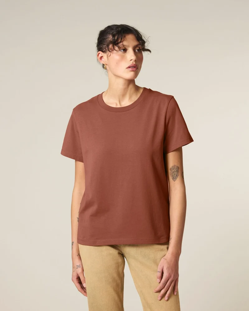 T-Shirt Damen Medium Fit Stanley/Stella Iconic zum Personalisieren