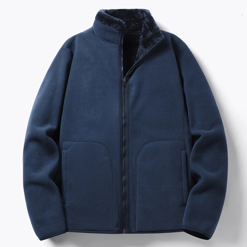 Damen Gefütterte Fleece-Jacke mit Teddyfutter, Stehkragen & durchgehendem Reißverschluss Drune