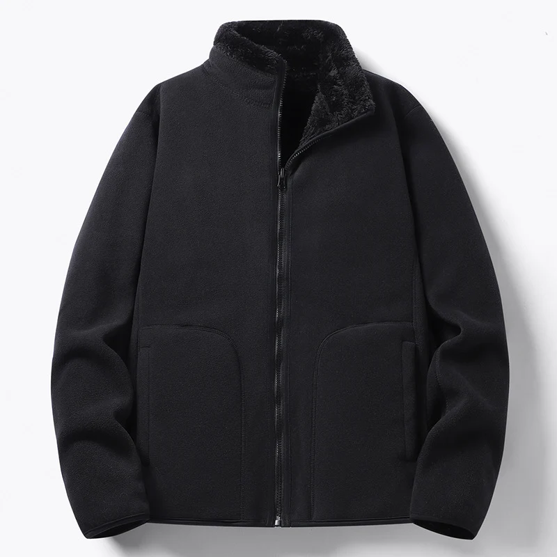 Damen Gefütterte Fleece-Jacke mit Teddyfutter, Stehkragen & durchgehendem Reißverschluss Drune