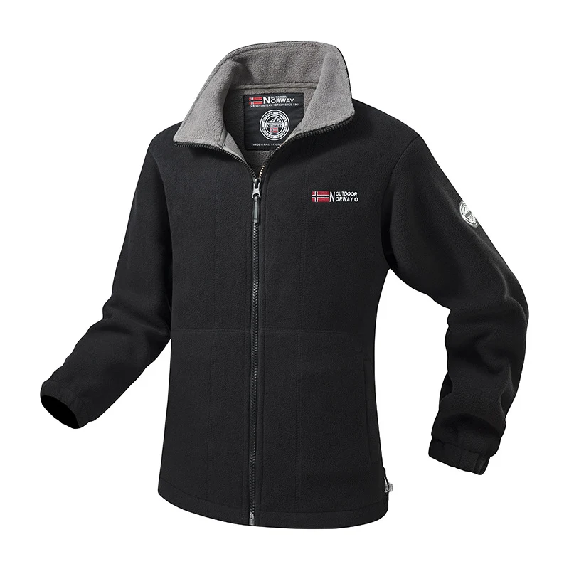 Damen Fleecejacke mit Stehkragen, windabweisender Struktur & verstellbarem Kordelzugsaum Drune