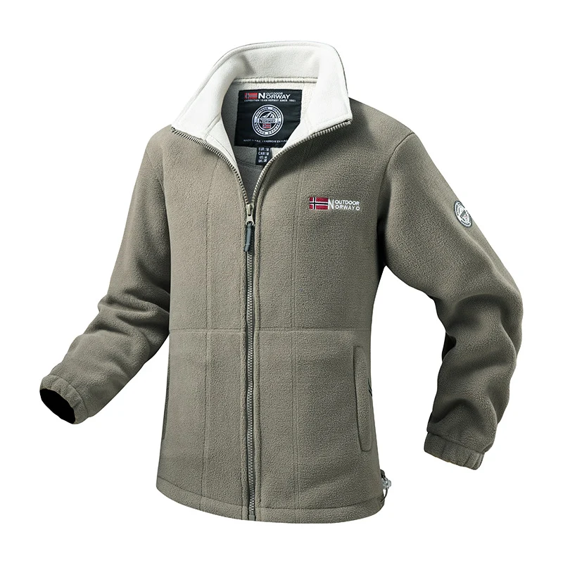 Damen Fleecejacke mit Stehkragen, windabweisender Struktur & verstellbarem Kordelzugsaum Drune