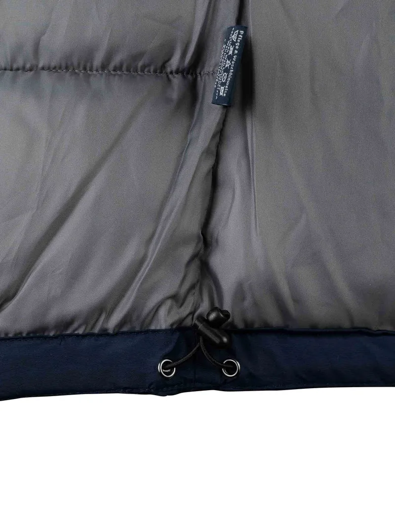 Steppweste mit Strickkragen