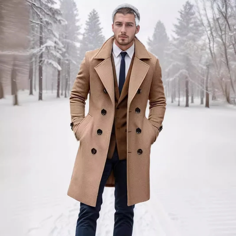 Herren eleganter Trenchcoat Drune