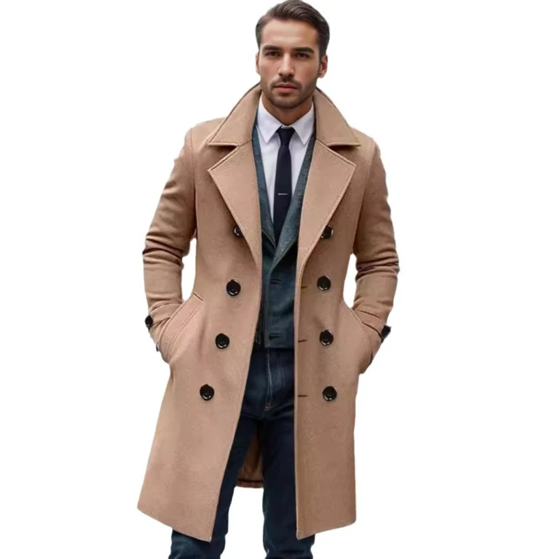 Herren eleganter Trenchcoat Drune