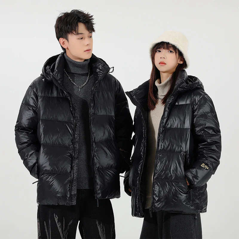 Unisex Wattierte Kapuzenjacke mit Thermo-Isolierung und verstellbarem Saum Drune