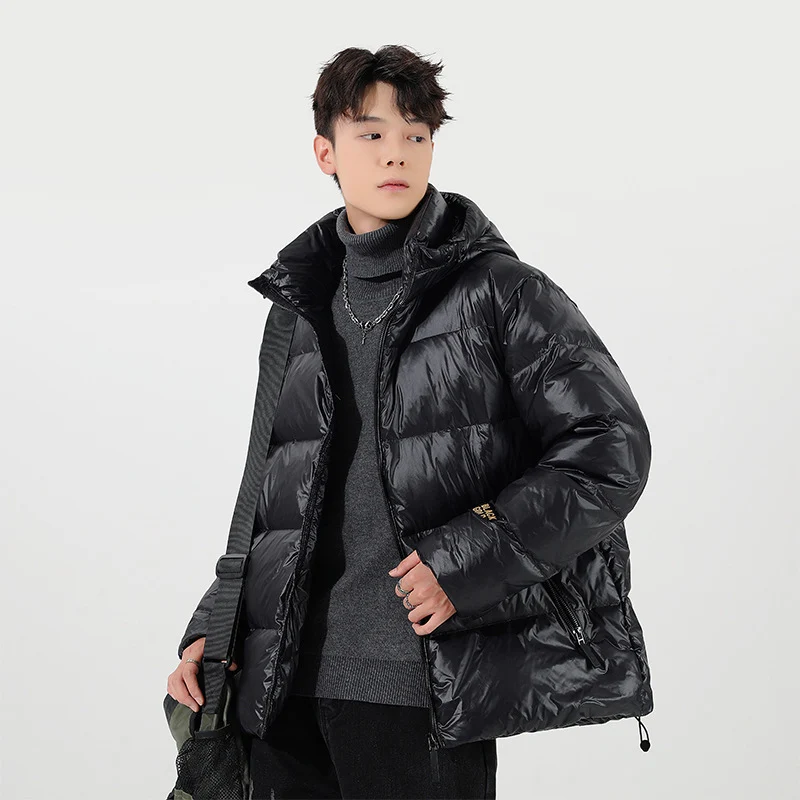 Unisex Wattierte Kapuzenjacke mit Thermo-Isolierung und verstellbarem Saum Drune