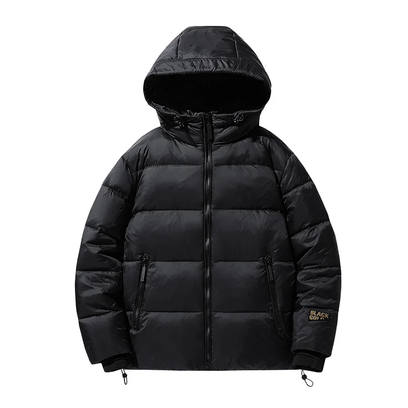 Unisex Wattierte Kapuzenjacke mit Thermo-Isolierung und verstellbarem Saum Drune