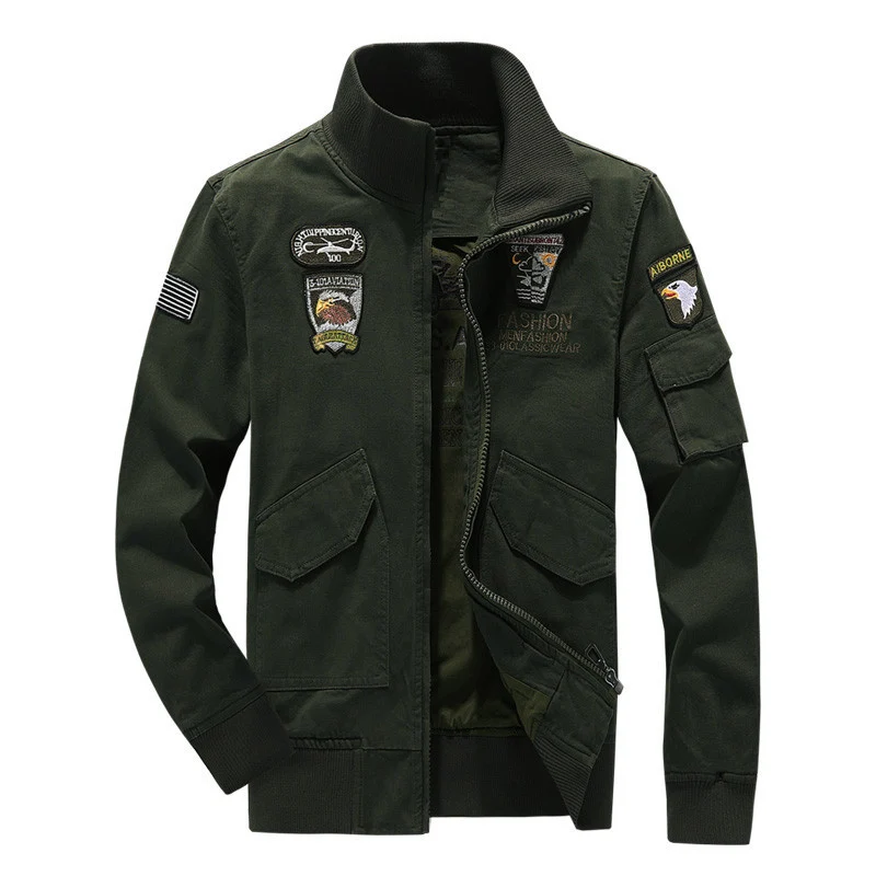 Herren Utility-Canvasjacke mit wärmender Teddyfleece-Innenlage und verdecktem Reißverschluss Drune