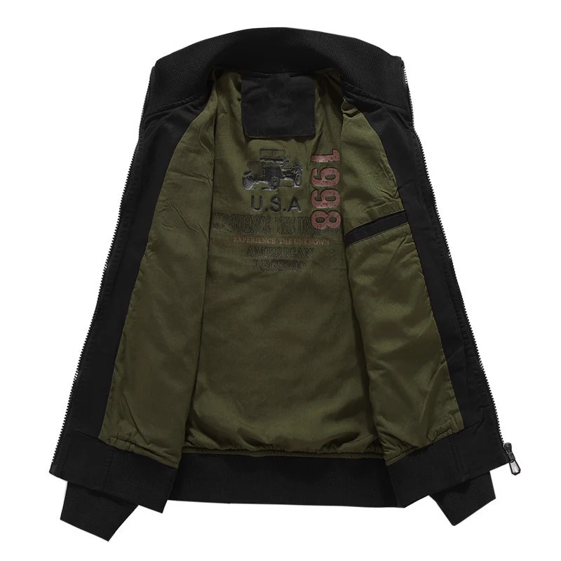 Herren Utility-Canvasjacke mit wärmender Teddyfleece-Innenlage und verdecktem Reißverschluss Drune