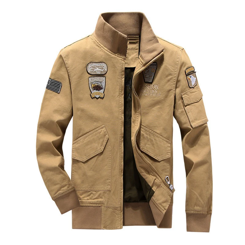 Herren Utility-Canvasjacke mit wärmender Teddyfleece-Innenlage und verdecktem Reißverschluss Drune