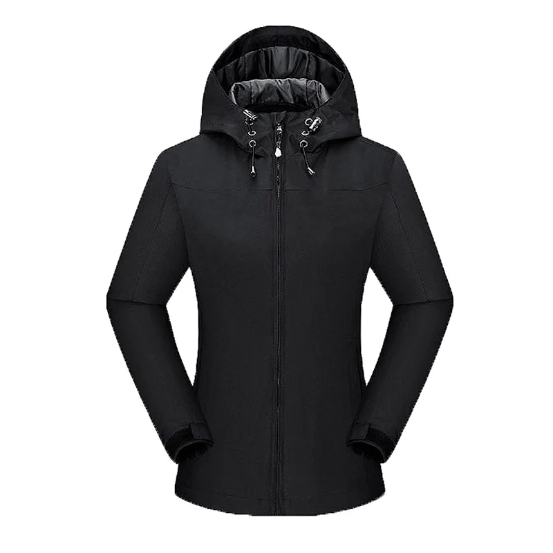 Herren Ultraleichte packbare Regenjacke mit Kapuze und verdecktem Reißverschluss Drune