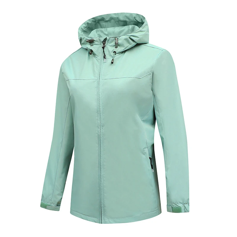 Herren Ultraleichte packbare Regenjacke mit Kapuze und verdecktem Reißverschluss Drune