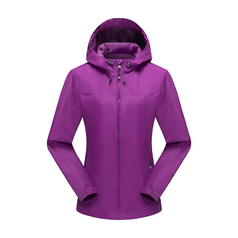 Herren Ultraleichte packbare Regenjacke mit Kapuze und verdecktem Reißverschluss Drune