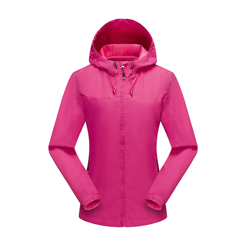 Herren Ultraleichte packbare Regenjacke mit Kapuze und verdecktem Reißverschluss Drune