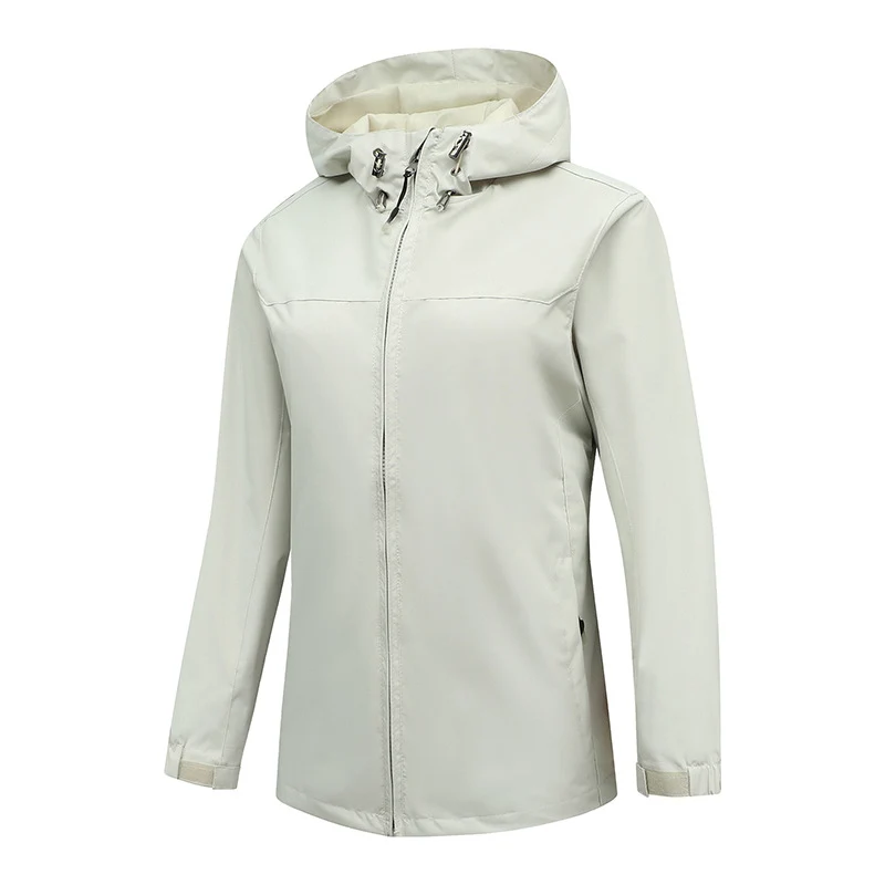 Herren Ultraleichte packbare Regenjacke mit Kapuze und verdecktem Reißverschluss Drune