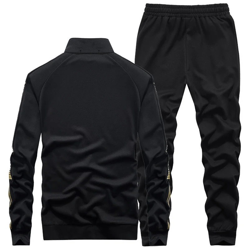 Herren Trainingsanzug‑Set mit Stehkragen und Slim‑Fit Jogginghose Drune