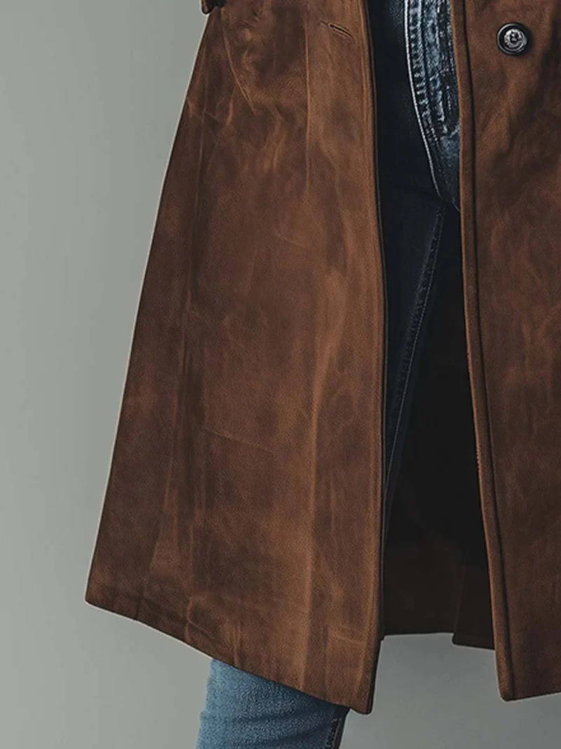 Katie | Sophisticated Longline Tailored Trench Coat