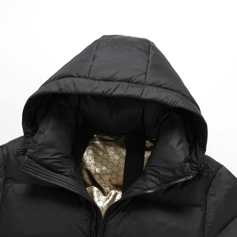Herren Thermo-Parka mit reflektierender Wärmefutter‑Innenlage und Tragegurten Drune