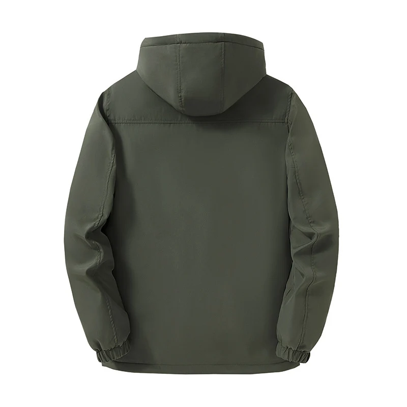 Herren Thermo-Fieldparka mit Fleece-Innenfutter, reflektierender Wärmeschicht und Kapuze Drune