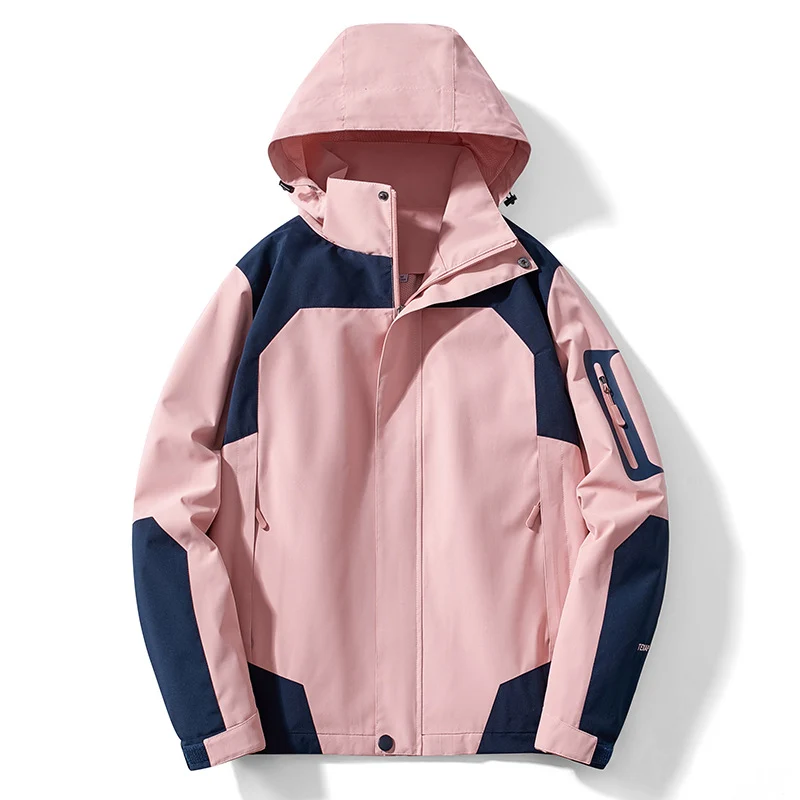 Herren technische Softshell‑Jacke mit abnehmbarer Kapuze, wasser- und winddichter Membran sowie Ärmel‑Utilitytasche Drune