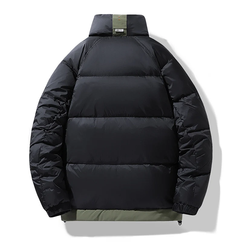Herren Steppjacke mit hohem Kragen und winddichter, wasserabweisender Isolierung Drune
