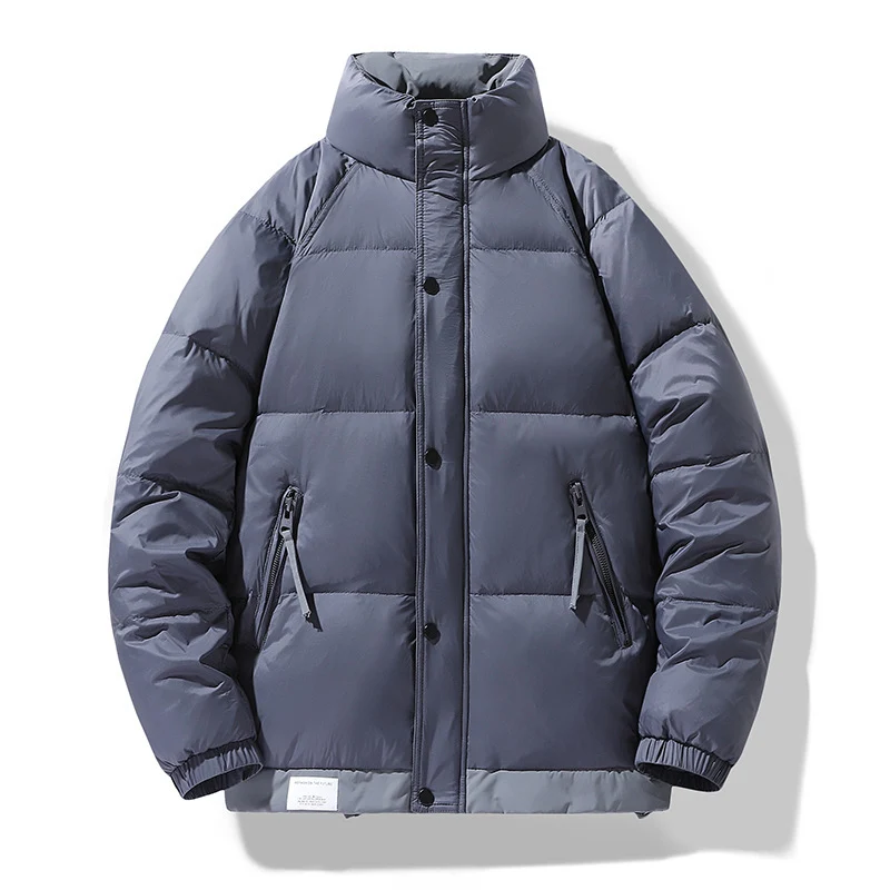 Herren Steppjacke mit hohem Kragen und winddichter, wasserabweisender Isolierung Drune