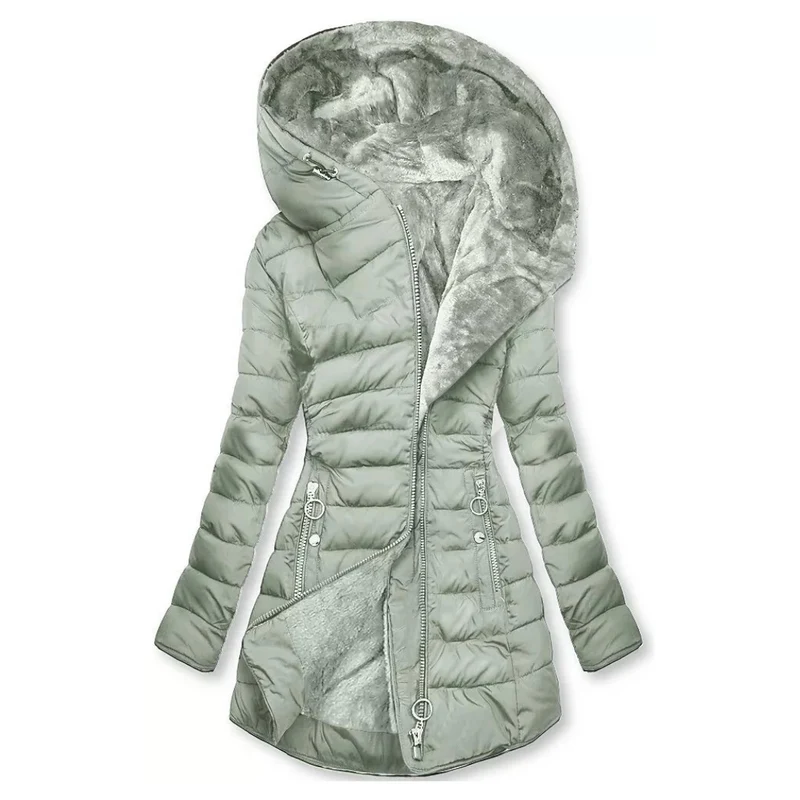 Nora | Long Waterproof Hooded Winter Jacket