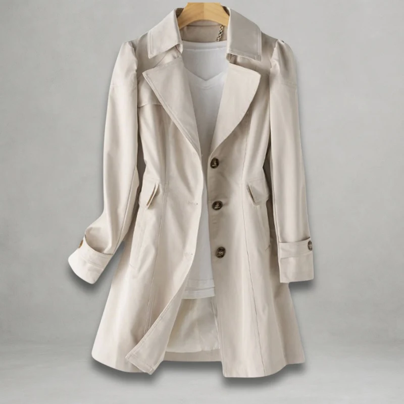 Claire | Elegant Tailored Trench Coat For Women