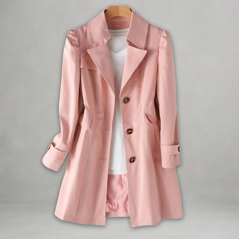 Claire | Elegant Tailored Trench Coat For Women