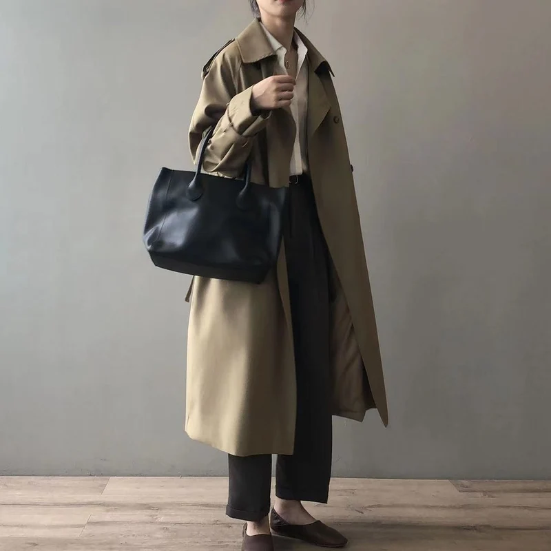 Cynthia | Elegant And Water-Repellent Long Trench Coat