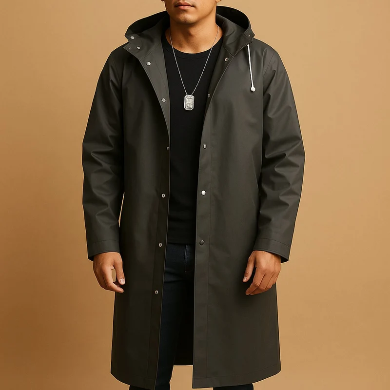 Logan | Durable And Protective Long Waterproof Rain Jacket