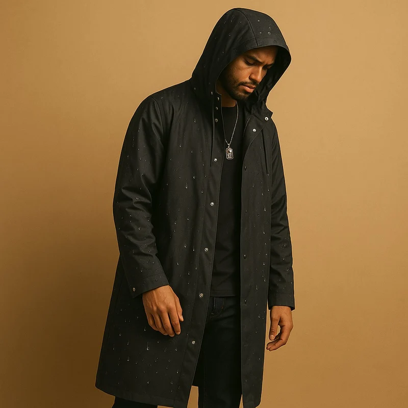 Logan | Durable And Protective Long Waterproof Rain Jacket