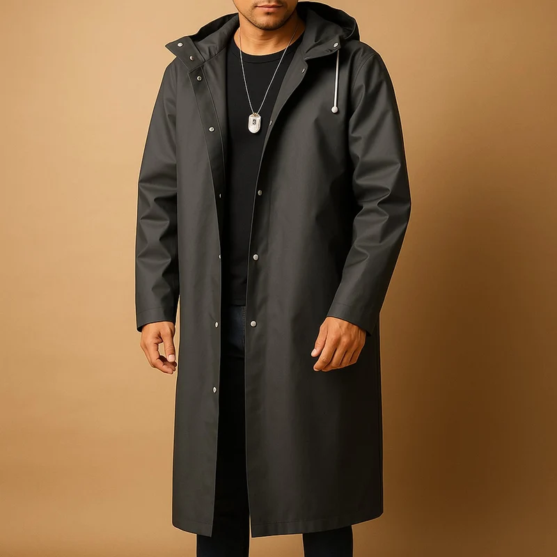 Logan | Durable And Protective Long Waterproof Rain Jacket