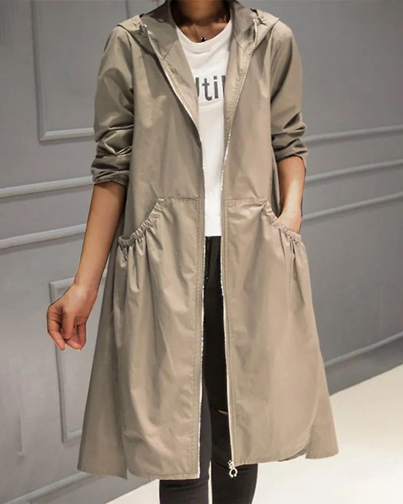 Clara | Weather-Resistant And Chic Trench Coat