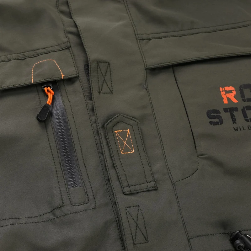 Herren robuster Utility-Parka mit Kapuze, Multifunktionstaschen und Taillenregulierung Drune