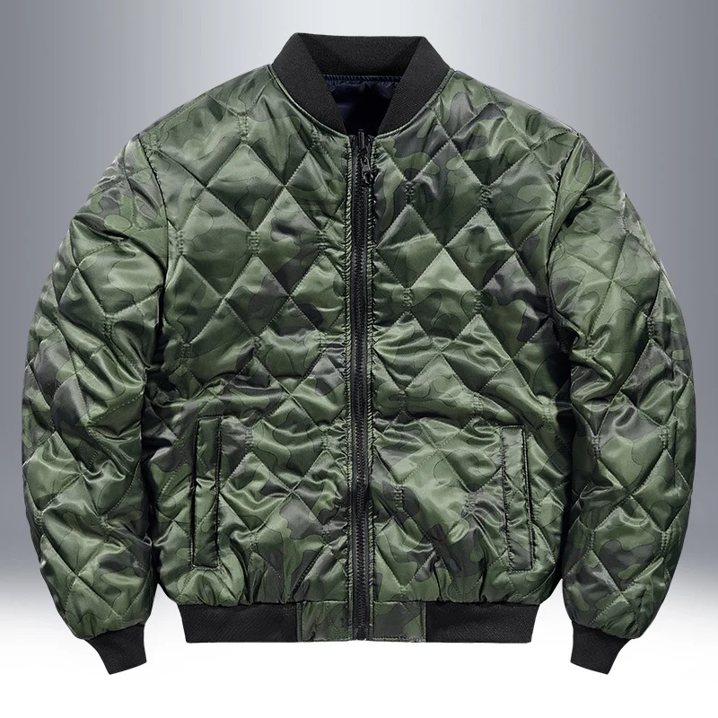 Herren Piloten-Bomberjacke mit Patch-Details, Nylon‑Shell und Ärmeltasche Drune