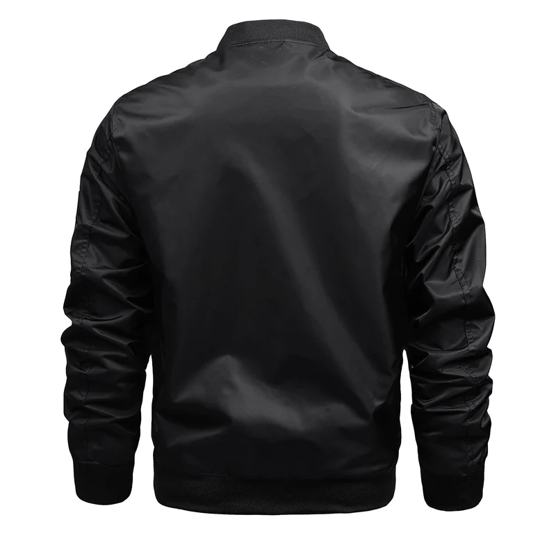 Herren Pilot‑Bomber mit Ärmel‑Organizer, Utility‑Taschen und Rippbündchen Drune