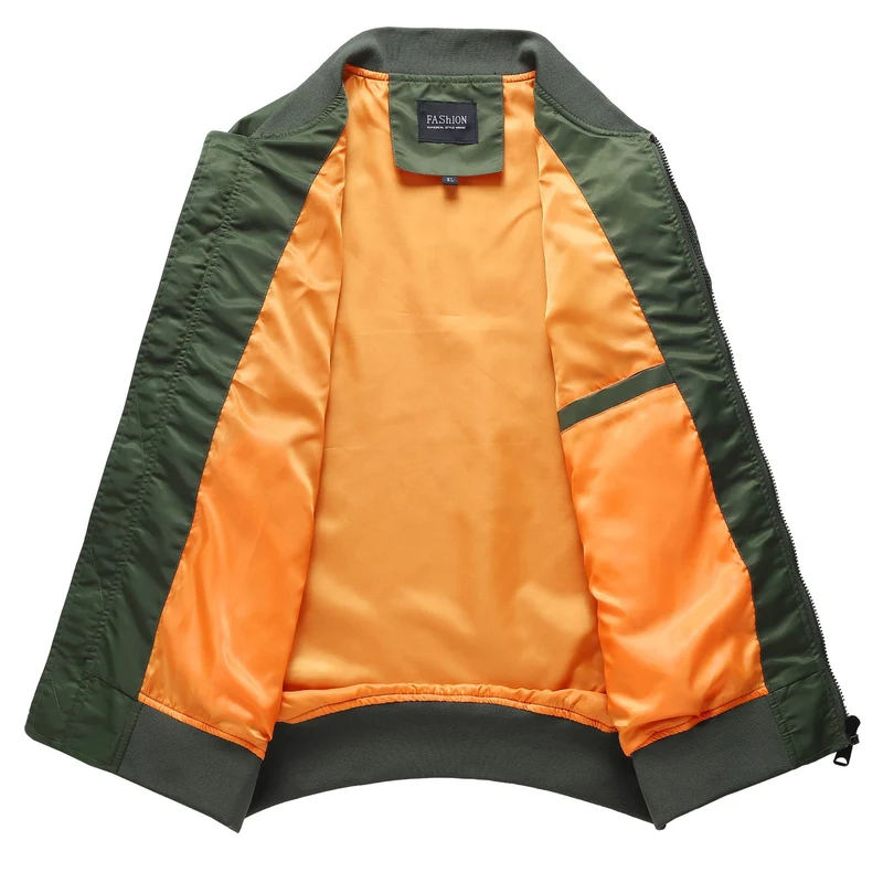 Herren Pilot‑Bomber mit Ärmel‑Organizer, Utility‑Taschen und Rippbündchen Drune