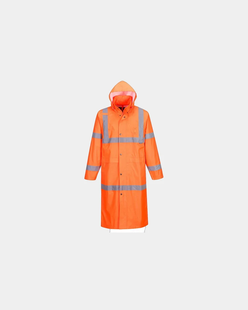 Regenmantel HiVis 122 cm zum Personalisieren