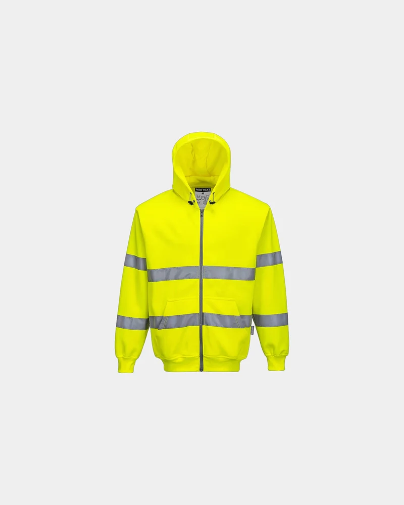 Hoodie Polyester Baumwolle Portwest HV zum Personalisieren
