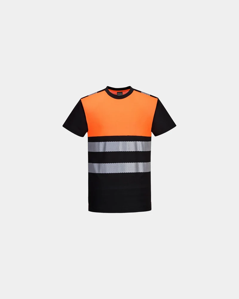T-Shirt hochsichtbar Portwest Klasse 1 zum Personalisieren