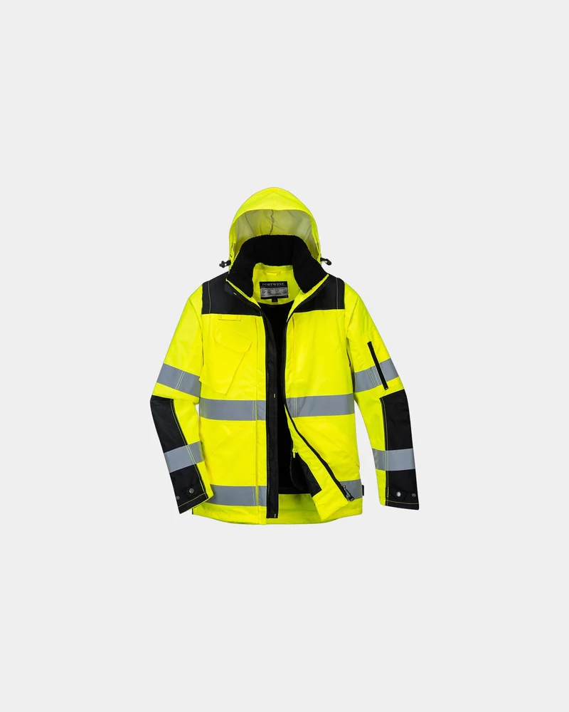 Jacke 3-in-1 wasserdicht Pro Hi-Vis zum Personalisieren