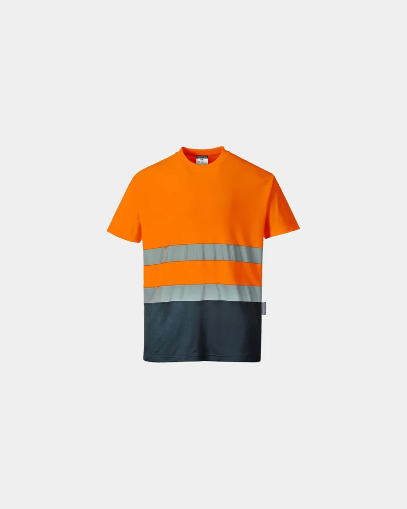 T-Shirt zweifarbig 55% Baumwolle zum Personalisieren