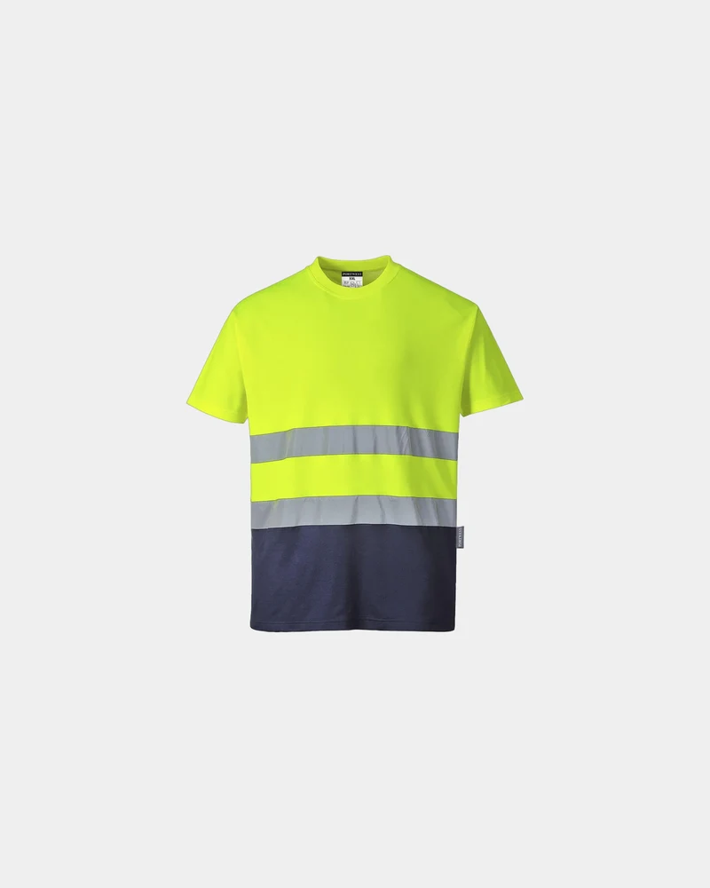 T-Shirt zweifarbig 55% Baumwolle zum Personalisieren