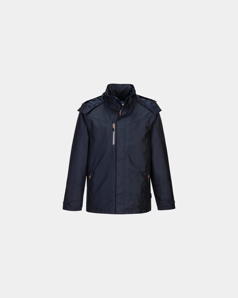 Outdoorjacke Polyester wasserdicht Coach zum Personalisieren