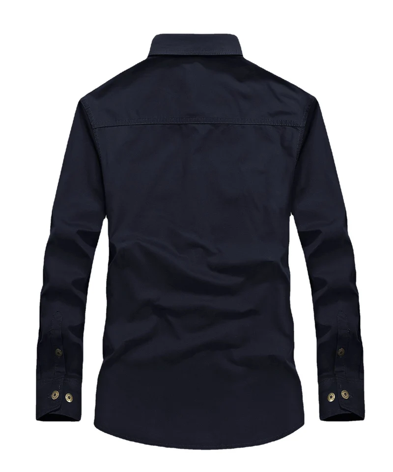 Herren leichtes Canvas-Fieldhemdjacke mit Brustpattentaschen und verstärkten Nähten Drune