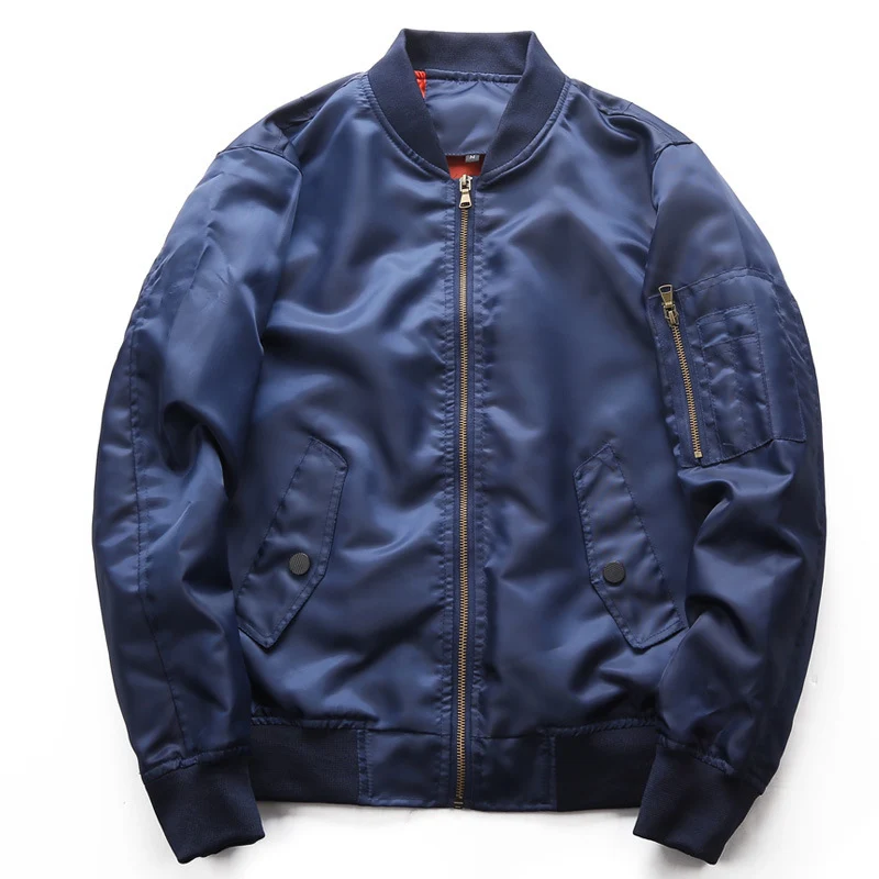Herren leichter Nylon-Bomberjacke im Aviator-Utility-Stil Drune