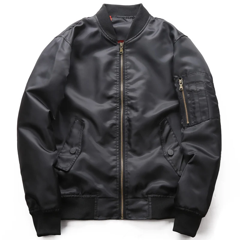 Herren leichter Nylon-Bomberjacke im Aviator-Utility-Stil Drune