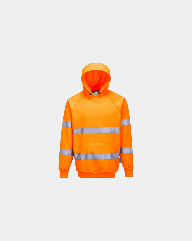 Sweatshirt Hi-Vis mit Kapuze zum Personalisieren